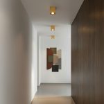 kelvo® AKIRA KLV- Κινούμενο Φωτιστικό Downlight Σποτ για Λάμπα MR16 με Ντουί GU10 AC 220-240V IP20 - Χρυσό Βούρτσας - Μ8 x Π8 x Υ10cm