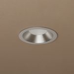 kelvo® SIGMA KLV- Χωνευτό Φωτιστικό Downlight Σποτ Μπάνιου για Λάμπα MR16 με Ντουί GU10 AC 220-240V Αδιάβροχο IP65 - Νίκελ Βούρτσας - Μ8.5 x Π8.5 x Υ4.4cm / Q7.5cm