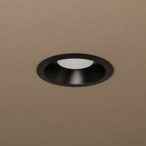 kelvo® SIGMA KLV- Χωνευτό Φωτιστικό Downlight Σποτ Μπάνιου για Λάμπα MR16 με Ντουί GU10 AC 220-240V Αδιάβροχο IP65 - Μαύρο Ματ - Μ8.5 x Π8.5 x Υ4.4cm / Q7.5cm