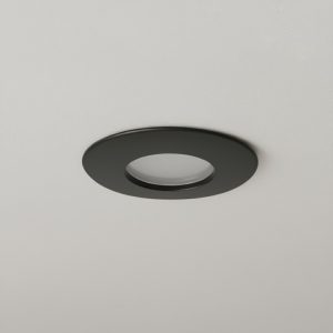kelvo® KAPA KLV- Χωνευτό Φωτιστικό Downlight Σποτ Μπάνιου για Λάμπα MR16 με Ντουί GU10 AC 220-240V Αδιάβροχο IP65 - Μαύρο Ματ - Μ8.5 x Π8.5 x Υ4.2cm / Q7.5cm