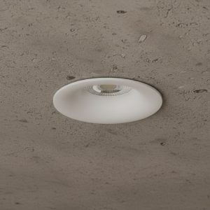 kelvo® OMICRON KLV- Χωνευτό Φωτιστικό Downlight Σποτ για Λάμπα MR16 με Ντουί GU10 AC 220-240V IP20 - Λευκό Ματ - Μ8.5 x Π8.5 x Υ3cm / Q7.5cm