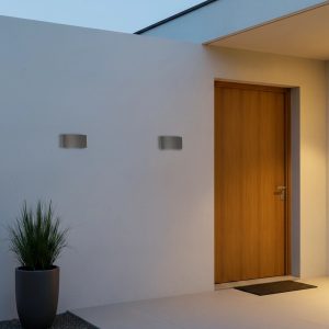 kelvo® SIXOAD KLV- Φωτιστικό Τοίχου / Απλίκα LED 18W 1980lm 30° AC 220-240V Αδιάβροχο IP65 Φυσικό Λευκό 4500K - CREE XPE Chip & TÜV SÜD Driver - Γκρι Ανθρακί Ματ - Μ17 x Π4 x Υ8cm