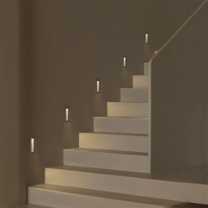 kelvo® STEPART KLV- Χωνευτό Φωτιστικό Σκαλοπατιού / Διαδρόμου LED 3W 375lm 45° AC 220-240V Αδιάβροχο IP65 Θερμό Λευκό 2700K - Lumileds SMD Chip & TÜV SÜD Driver - Γκρι Ανθρακί Ματ - Μ6.5 x Π6.5 x Υ21cm / Q5.4 x 18.9cm