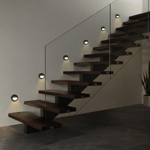 kelvo® STEPART KLV- Χωνευτό Φωτιστικό Σκαλοπατιού / Διαδρόμου LED 3W 375lm 45° AC 220-240V Αδιάβροχο IP65 Θερμό Λευκό 2700K - Lumileds SMD Chip & TÜV SÜD Driver - Μαύρο Ματ - Μ8.3 x Π4.5 x Υ8.3cm / Q6.6 x 6.6cm