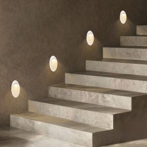 kelvo® STEPART KLV- Φωτιστικό Σκαλοπατιού / Διαδρόμου LED 3W 375lm 45° AC 220-240V Αδιάβροχο IP65 Θερμό Λευκό 2700K - Lumileds SMD Chip & TÜV SÜD Driver - Λευκό Ματ - Μ13 x Π5.5 x Υ26cm