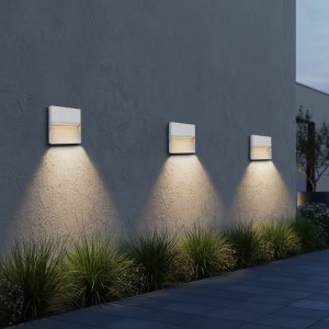 kelvo® STEPART KLV- Φωτιστικό Σκαλοπατιού / Διαδρόμου LED 4W 500lm 45° AC 220-240V Αδιάβροχο IP65 Θερμό Λευκό 2700K - Lumileds SMD Chip & TÜV SÜD Driver - Λευκό Ματ - Μ15 x Π3.5 x Υ15cm