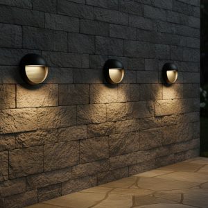 kelvo® STEPART KLV- Φωτιστικό Σκαλοπατιού / Διαδρόμου LED 3W 375lm 45° AC 220-240V Αδιάβροχο IP65 Θερμό Λευκό 2700K - Lumileds SMD Chip & TÜV SÜD Driver - Μαύρο Ματ - Μ16 x Π8 x Υ16cm