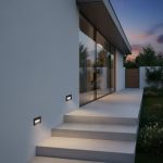 kelvo® STEPART KLV- Χωνευτό Φωτιστικό Σκαλοπατιού / Διαδρόμου LED 3W 375lm 45° AC 220-240V Αδιάβροχο IP65 Θερμό Λευκό 2700K - Lumileds SMD Chip & TÜV SÜD Driver - Μαύρο Ματ - Μ10.5 x Π4.5 x Υ6cm / Q9.1 x 4.5cm