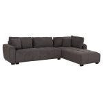 ΓΩΝΙΑΚΟΣ ΚΑΝΑΠΕΣ ΑΝΑΣΤΡΕΨΙΜΟΣ MEDEL ΓΚΡΙ P.E. ΥΦΑΣΜΑ 290x208x80Υεκ