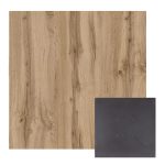 ΕΠΙΦΑΝΕΙΑ ΤΡΑΠΕΖΙΟΥ HPL ΤΕΤΡΑΓΩΝΗ SONAMA OAK 80x80εκ. -Τιμή Σετ 2 τεμ.