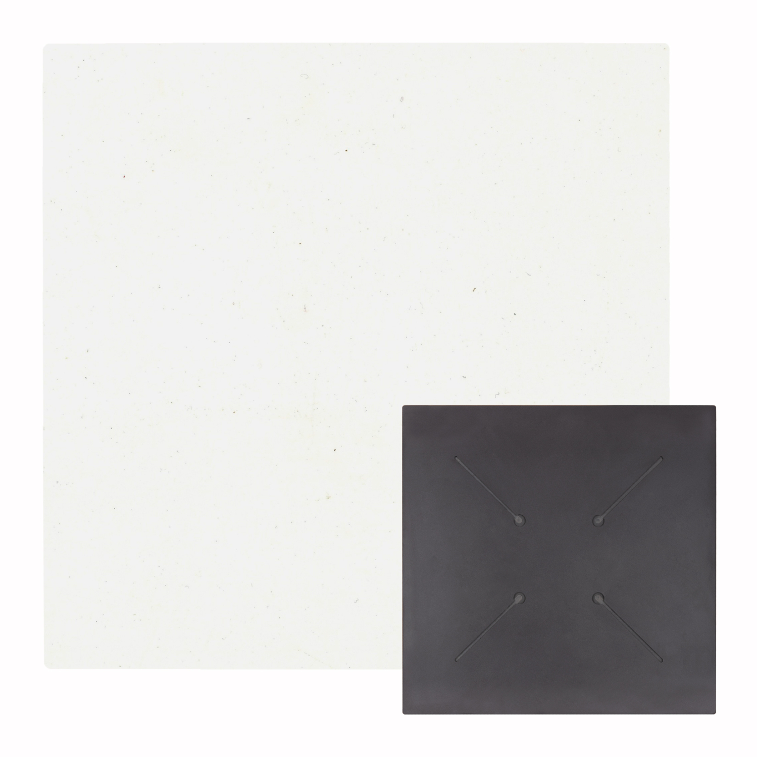 ΕΠΙΦΑΝΕΙΑ ΤΡΑΠΕΖΙΟΥ HPL ΤΕΤΡΑΓΩΝΗ WHITE 80x80εκ. -Τιμή Σετ 2 τεμ.