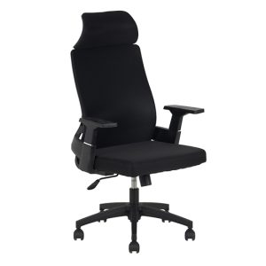 Καρέκλα γραφείου διευθυντή Endy ύφασμα mesh - Μαύρο 50x50x114/124