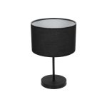 STRING Μοντέρνο Επιτραπέζιο Φωτιστικό Πορτατίφ με Ντουί 1 x E27 AC 220-240V IP20 - Μαύρο - Μ24 x Π24 x Υ37cm