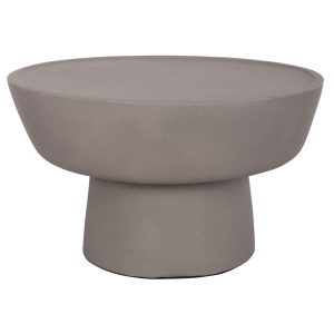 ΤΡΑΠΕΖΙ ΣΑΛΟΝΙΟΥ PIRSON FIBER CEMENT ΣΕ ΓΚΡΙ Φ60x36Υεκ