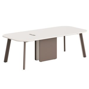 ΓΡΑΦΕΙΟ ΣΥΝΕΡΓΑΣΙΑΣ NEWLINE ΜΕΛΑΜΙΝΗ ΚΡΕΜ-ΠΟΔΙΑ ΑΛΟΥΜΙΝΙΟΥ 240x110x75Υεκ