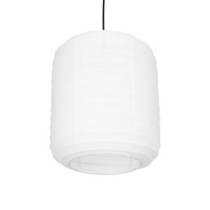 ROMINA Μοντέρνο Κρεμαστό Φωτιστικό Οροφής με Ντουί 1 x E27 AC 220-240V IP20 - Λευκό - Μ30 x Π30 x Υ35cm