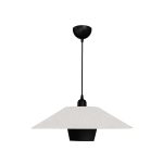 STORM Μοντέρνο Κρεμαστό Φωτιστικό Οροφής με Ντουί Μαύρο