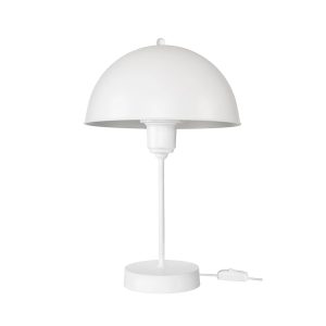 GAZETA Μοντέρνο Επιτραπέζιο Φωτιστικό Πορτατίφ με Ντουί 1 x E27 AC 220-240V IP20 - Λευκό - Μ25 x Π25 x Υ39cm