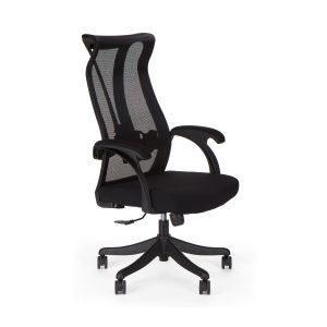 Καρέκλα γραφείου διευθυντή MONE ύφασμα mesh - Μαύρο 53x50x130