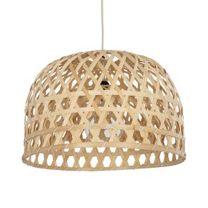 MANGEA Boho Κρεμαστό Φωτιστικό Οροφής με Ντουί 1 x E27 AC 220-240V IP20 - Μπεζ - Μ50 x Π50 x Υ34cm