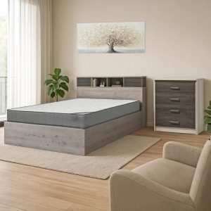 Φοιτητικό πακέτο επίπλων κρεβατοκάμαρας Dwell σετ 3τεμ