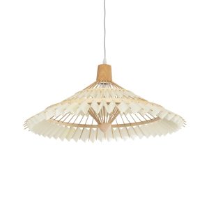 VENTALIA Boho Κρεμαστό Φωτιστικό Οροφής με Ντουί 1 x E27 AC 220-240V IP20 - Μπεζ - Μ60 x Π60 x Υ30cm