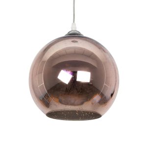 JUPITER Μοντέρνο Κρεμαστό Φωτιστικό Οροφής με Ντουί 1 x E27 AC 220-240V IP20 - Πολύχρωμο - Μ25 x Π25 x Υ26cm