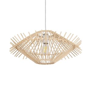 SASSO Boho Κρεμαστό Φωτιστικό Οροφής με Ντουί 1 x E27 AC 220-240V IP20 - Μπεζ - Μ50 x Π50 x Y23cm