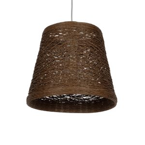 PLAYROOM Vintage Κρεμαστό Φωτιστικό Οροφής με Ντουί 1 x E27 AC 220-240V IP20 - Καφέ - Μ30 x Π30 x Υ30cm