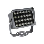 FLOODXENA Προβολέας Σποτ Wall Washer LED 24W 2760lm 10° AC 220-240V Αδιάβροχο IP65 Φυσικό Λευκό 4500K - Bridgelux SMD Chip - Γκρι Ανθρακί - Μ18 x Π13.5 x Υ18cm