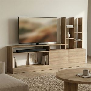 Σύνθετο σαλονιού Seruno sonoma 170x25x100εκ
