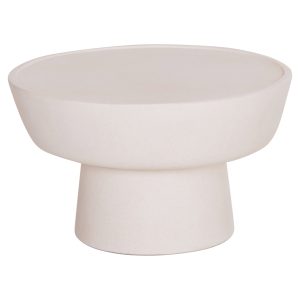 ΤΡΑΠΕΖΙ ΣΑΛΟΝΙΟΥ PIRSON FIBER CEMENT ΣΕ ΛΕΥΚΟ--Φ60x36Υεκ.