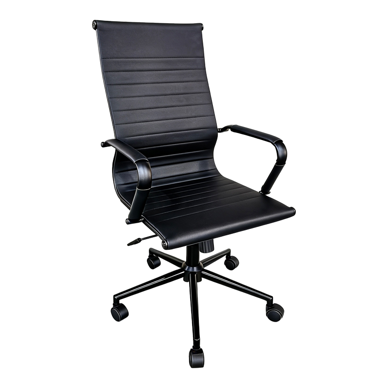 Καρέκλα γραφείου διευθυντή Valter PU μαύρο 55,5x58x108εκ