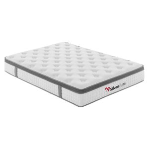 ΣΤΡΩΜΑ ΔΙΠΛΟ SILENTIUM SPRINGS--ΛΕΥΚΟ 150x200x30Υεκ.