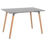 ΤΡΑΠΕΖΙ MINIMAL ΑΝΟΙΧΤΟ ΓΚΡΙ MDF-ΠΟΔΙΑ ΟΞΙΑ ΦΥΣΙΚΟ ΧΡΩΜΑ