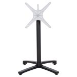 ΒΑΣΗ ΑΛΟΥΜΙΝΙΟΥ ΠΤΥΣΣΟΜΕΝΗ ΜΑΥΡΟ ΜΑΤ 69Χ69Χ73Υεκ. ΜΕ ΣΤΑΥΡΟ 48Χ48εκ.