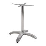 ΒΑΣΗ ΑΛΟΥΜΙΝΙΟΥ ΧΡΩΜΙΟΥ 66Χ66Χ72Υεκ. ΜΕ ΣΤΑΥΡΟ 48Χ48εκ.