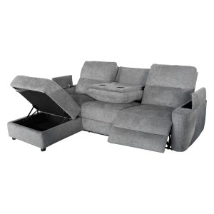 ΚΑΝΑΠΕΣ ΑΡΙΣΤΕΡΗ ΓΩΝΙΑ SYNTHIA ΑΝΑΚΛΙΣΗ & ΑΠΟΘ.ΧΩΡΟΣ--ΓΚΡΙ 246x159x97Υεκ