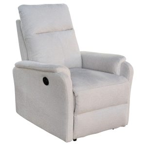 ΠΟΛΥΘΡΟΝΑ RELAX ΜΕ ΗΛΕΚΤΡΙΚΗ ΑΝΑΚΛΙΣΗ SYNTHIA ΜΠΕΖ ΥΦΑΣΜΑ 75x86x100Yεκ