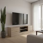 Έπιπλο τηλεόρασης Sasa σε sonoma 150x35x41.5εκ