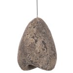 ΦΩΤΙΣΤΙΚΟ ΟΡΟΦΗΣ ΜΕ ΟΨΗ ΠΕΤΡΑΣ STONER (S) ΓΚΡΙ--37x30x45Υεκ.