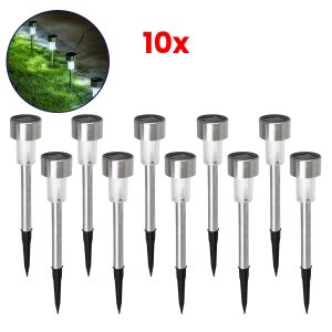 ΣΕΤ 10 Τεμαχίων Αυτόνομα Ηλιακά Φωτιστικά LED Κήπου IP65 Τιμή Σετ 10 τεμ.