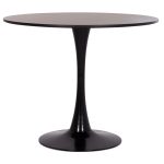 ΤΡΑΠΕΖΙ ΣΤΡΟΓΓΥΛΟ BROLIN MDF TOP-ΒΑΣΗ - Τιμή Σετ 2 τεμ.