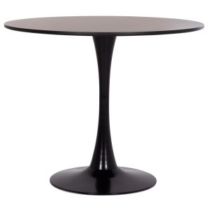 ΤΡΑΠΕΖΙ ΣΤΡΟΓΓΥΛΟ BROLIN MDF TOP-ΒΑΣΗ - Τιμή Σετ 2 τεμ.