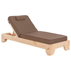 ΞΑΠΛΩΣΤΡΑ ΜΕ ΜΑΞΙΛΑΡΙ ΚΟΡΙΝΟΣ .04T ΞΥΛΟ ΠΕΥΚΟΥ--TEXTILENE ΜΟΚΑ 79x204x80Υεκ