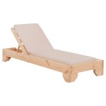 ΞΑΠΛΩΣΤΡΑ ΜΕ ΜΑΞΙΛΑΡΙ ΚΟΡΙΝΟΣ .60T ΞΥΛΟ ΠΕΥΚΟΥ--TEXTILENE ΜΠΕΖ 79x204x77Υεκ