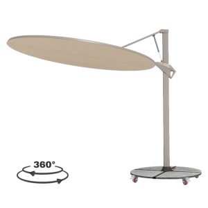 ΟΜΠΡΕΛΑ ΜΕ ΒΑΣΗ ΣΕΙΡΑ CANNOPY ΑΛΟΥΜΙΝΙΟ & ΓΡΑΝΙΤΗΣ-ΜΟΛΥΒΙ ΧΡΩΜΑ Φ2,2μ