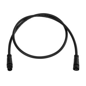 CONNECTOR 2 Pin Καλώδιο/Επέκταση Ι 1 Μέτρου με Είσοδο 1 x Αρσενικό Βύσμα & Έξοδο 1 x Θηλυκό Βύσμα Αδιάβροχο IP68 - Μαύρο - Μ100 x Π1.5 x Υ1.5cm