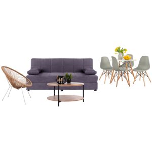 ΣΕΤ Φοιτητικό 8τμχ 192x74x82Y Φ75x40,5Y Φ80x72Y 46x50x82Y