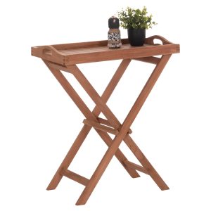 ΔΙΣΚΟΣ ΣΕΡΒΙΡΙΣΜΑΤΟΣ ΞΥΛΟ TEAK 63x40x77Υ